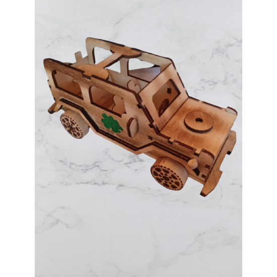 Дървен джип 2